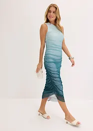 One-Shoulder-Kleid mit Mesheinsatz, bonprix