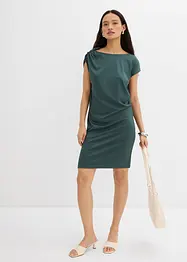 Minikleid aus strukturiertem Crêpe, bonprix