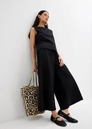 Weite Culotte aus reiner Baumwolle, bonprix