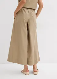 Weite Culotte aus reiner Baumwolle, bonprix