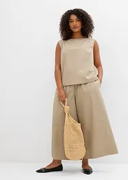 Weite Culotte aus reiner Baumwolle, bonprix