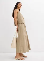 Weite Culotte aus reiner Baumwolle, bonprix