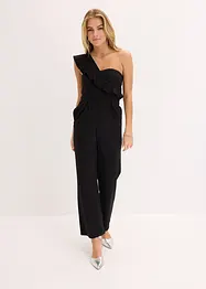 One-Shoulder-Jumpsuit aus leichter Viskose, bonprix