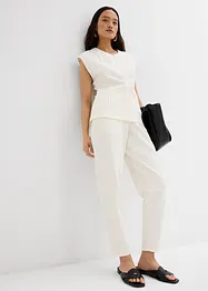 Knöchellange Hose aus Piqué, bonprix