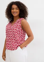 Blouse sans manches en viscose fluide, bonprix