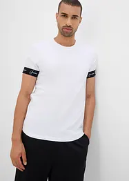 T-Shirt aus reiner Bio-Baumwolle, Slim Fit, bonprix