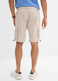 Bermuda cargo à taille élastiquée, Regular, bonprix