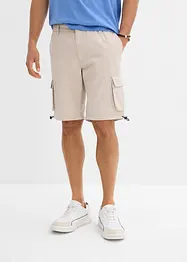 Bermuda cargo à taille élastiquée, Regular, bonprix