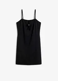 Minikleid mit Fake-Leather-Detail, bonprix