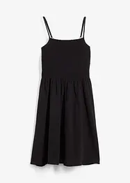Robe à fines bretelles en gaze de coton, bonprix
