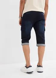 Bermuda cargo en jean, loose, bonprix