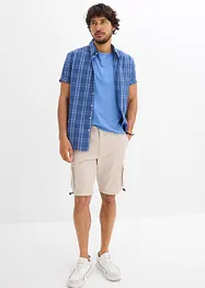 Bermuda cargo à taille élastiquée, Regular, bonprix