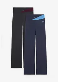 Lot de 2 pantalons de sport extensibles, bonprix