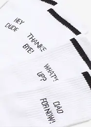 Tennissocken mit Bio-Baumwolle (4er Pack), bonprix
