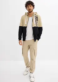 Kapuzen-Sweatjacke aus reiner Bio-Baumwolle, bonprix