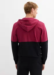 Kapuzen-Sweatjacke aus reiner Bio-Baumwolle, bonprix