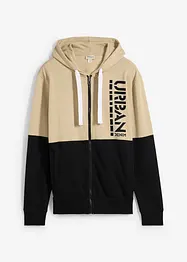 Kapuzen-Sweatjacke aus reiner Bio-Baumwolle, bonprix