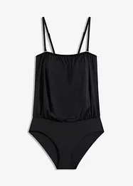 Maillot 1 pièce bandeau à bretelles amovibles, bonprix