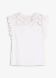 Shirt mit Spitzeneinsatz, bonprix