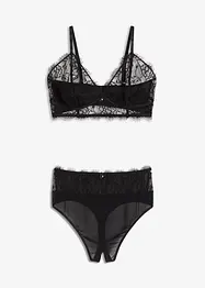 Brassière et string taille haute ouvert (ens. 2 pces), bonprix