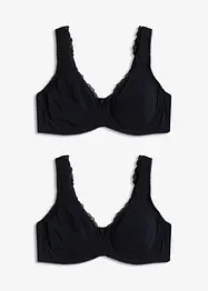 Minimizer T-Shirt-BH mit Bügel mit Bio-Baumwolle (2er Pack), bonprix