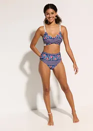 Bikini bustier (ens. 2 pces), esprit portefeuille, bonprix