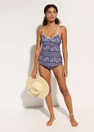 Tankini (ens. 2 pces) à bretelles croisées, bonprix