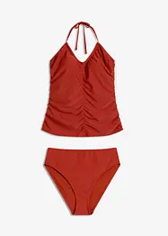 Neckholder-Tankini (2-tlg.Set) mit Raffung, bonprix