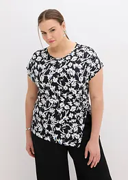 T-shirt avec effet noué, bonprix