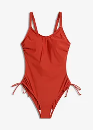 Maillot 1 pièce sculptant avec laçages, bonprix