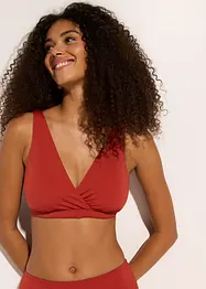 Haut de bikini brassière avec col en V, bonprix