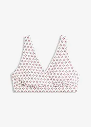 Haut de bikini brassière avec col en V, bonprix
