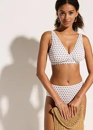 Haut de bikini brassière avec col en V, bonprix