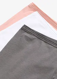 Lot de 3 boxers femme longs en coton extensible, bonprix