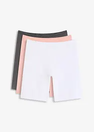 Lange Damen Boxer (3er Pack) mit Bio-Baumwolle, bonprix
