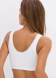 Wende-Bustier mit softer Bio-Baumwolle (2er Pack), bonprix