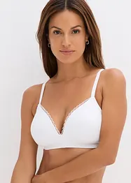 Schalen-BH ohne Bügel mit Baumwolle (2er Pack), bonprix