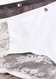 (2er Pack) Panty mit Spitze, bonprix