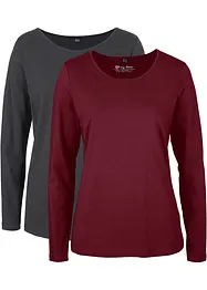 Langarmshirt (2er Pack), bonprix