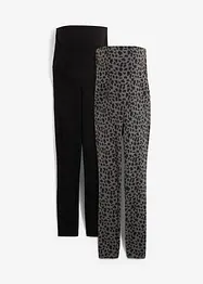 Umstandsleggings aus Bio-Baumwolle (2er Pack), bonprix