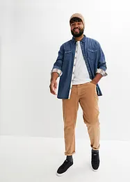 Chemise en jean 100% coton, bonprix