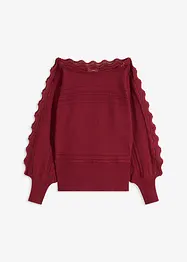 Pull fluide en fine maille de viscose mélangée, bonprix