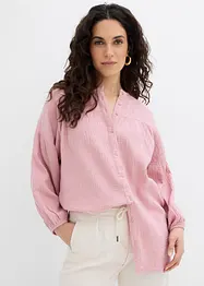 Oversize-Bluse aus Musselin, bonprix