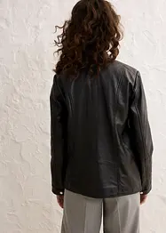 Veste en cuir nappa d’agneau, bonprix