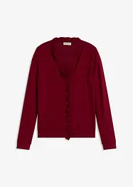 Feinstrickjacke aus fließendem Viskose-Mix, bonprix