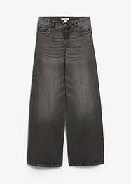 Wide-Leg-Jeans Mid Waist, bonprix