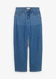 Jean barrel taille mi-haute, bonprix