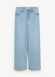 Jean droit taille mi-haute, loose, bonprix