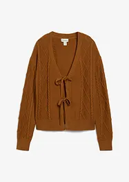 Gilet en maille à nouettes, bonprix