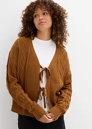 Gilet en maille à nouettes, bonprix